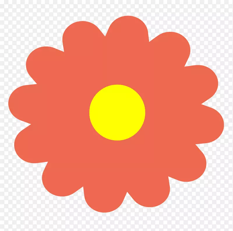 剪贴画花卉动力设计形象-花