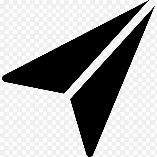 纸面飞机飞行折纸计算机图标.飞机