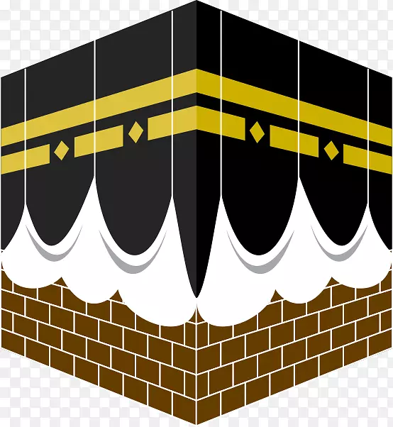 Kaaba masjid al-haram medina hajj剪贴画.随机化信息图