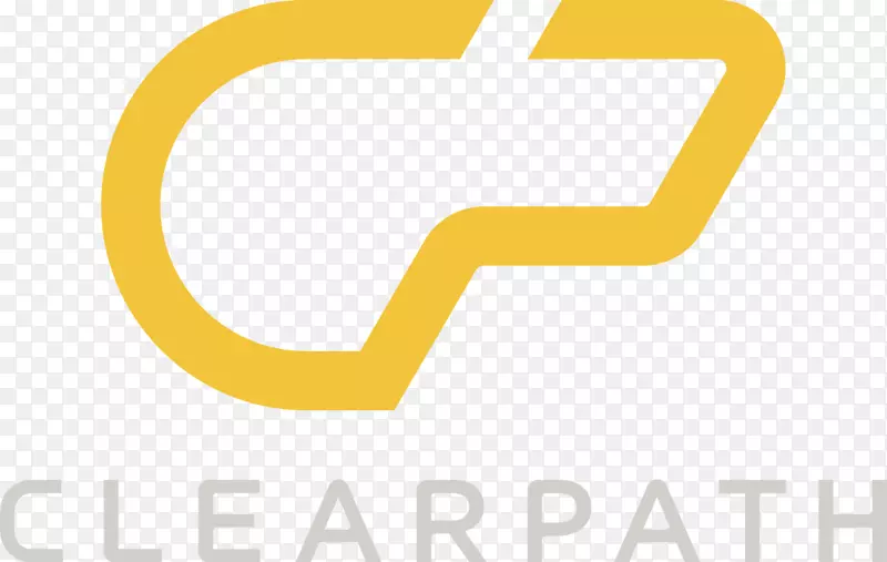 徽标ClearPath机器人品牌商标字体-获取信息图形