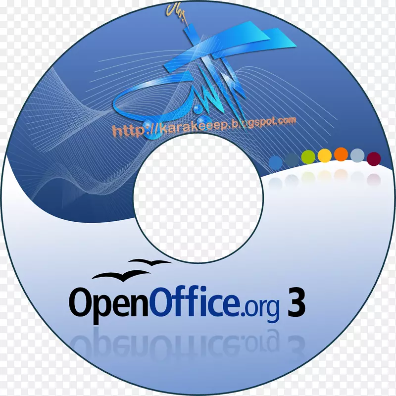光盘Apache OpenOffice计算机软件dvd openoffice.org-rpm按钮