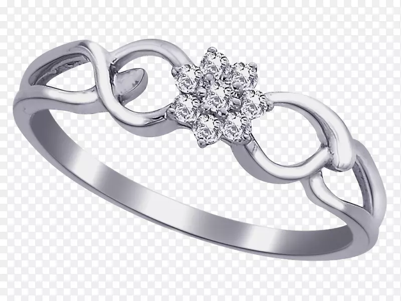 耳环珠宝银结婚戒指