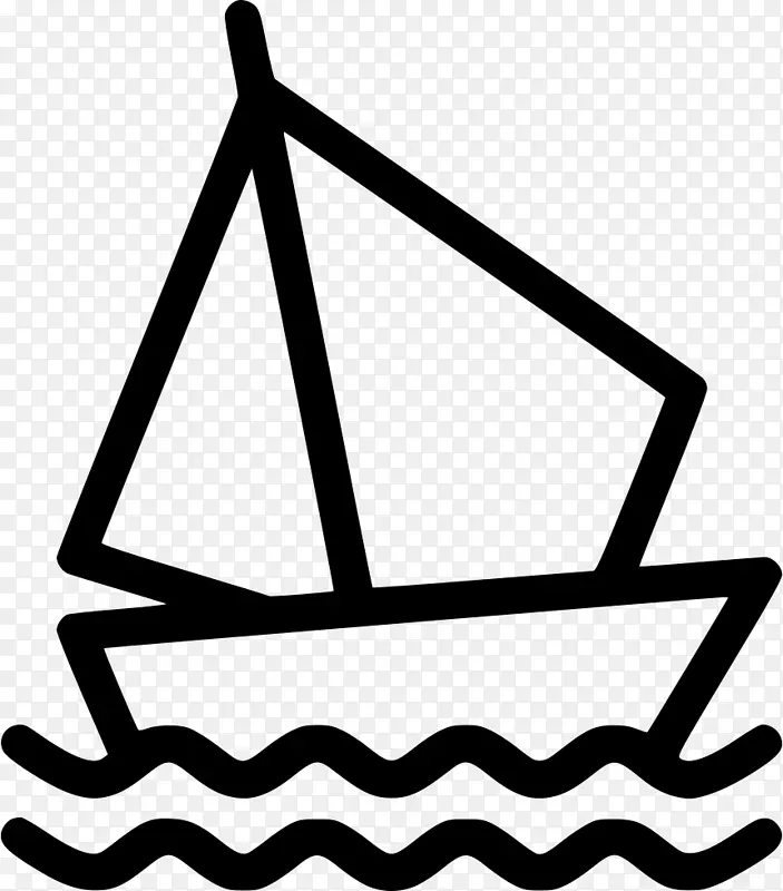 帆船可伸缩图形计算机图标.船