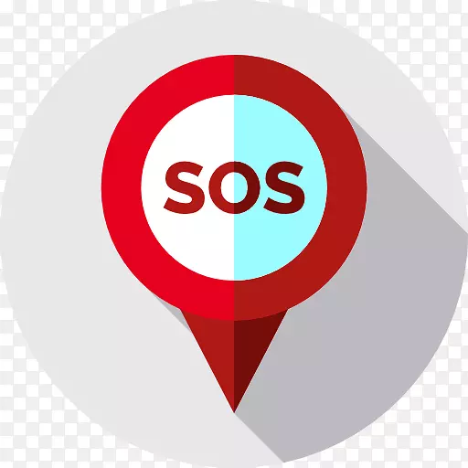 电脑图标可伸缩图形SOS个人安全应用