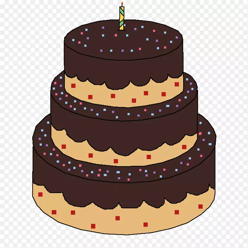 生日蛋糕巧克力蛋糕装饰奶油巧克力蛋糕