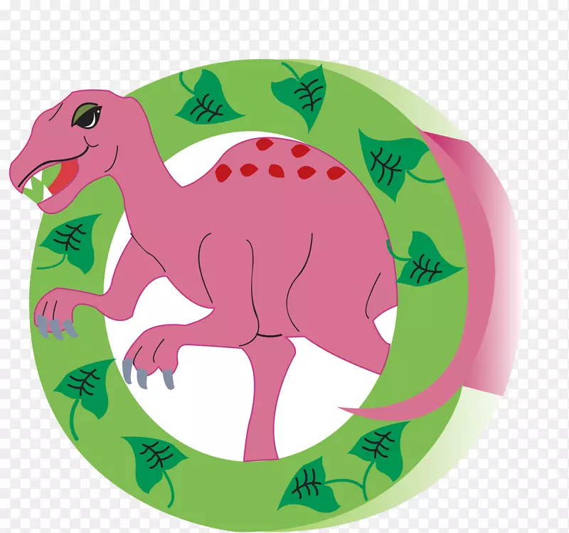 恐龙生日派对字母表-字母表