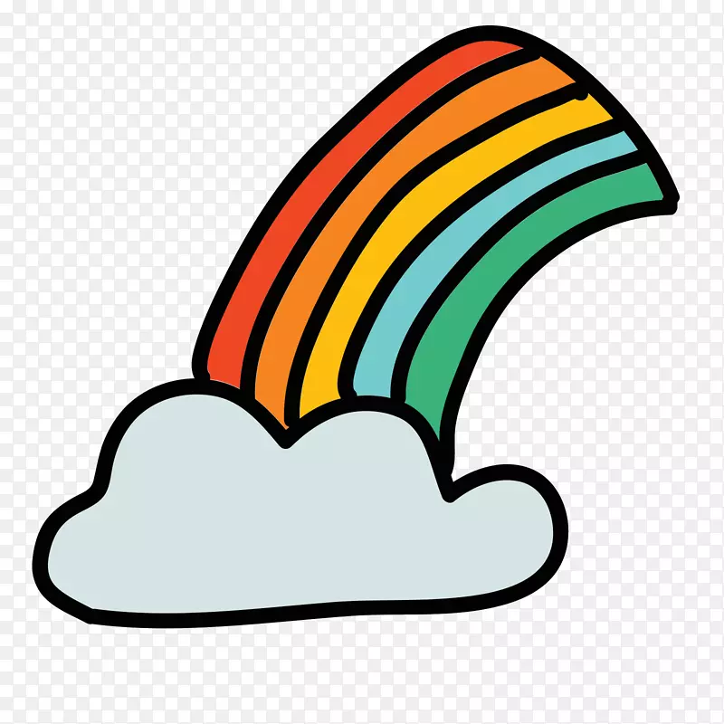 剪贴画计算机图标png图片彩虹图形彩虹