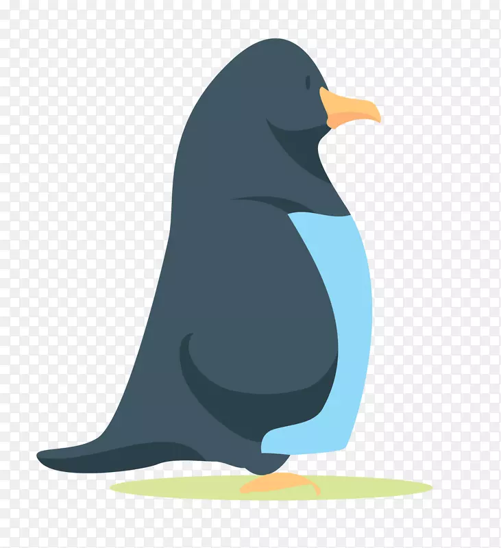 企鹅鸟猫头鹰普通鸵鸟鸭-好的设计元素