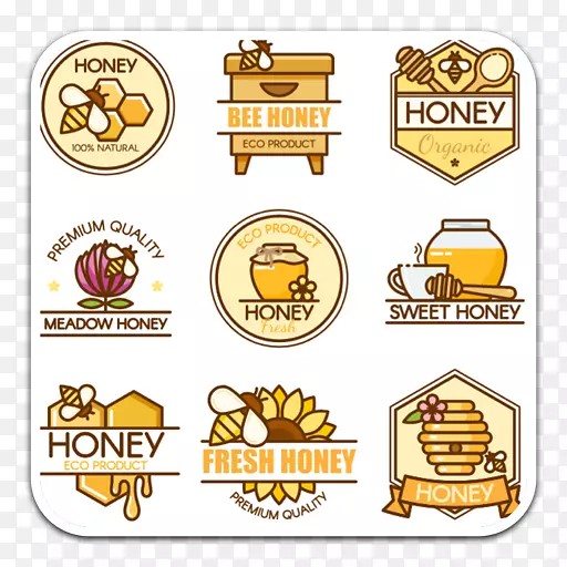 图形标志蜜蜂设计.AMC设计元素
