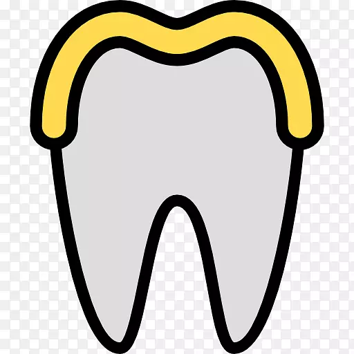 牙科清晰对齐器诊所-牙龈图标