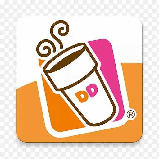 冰咖啡邓肯甜甜圈原汁原味的混合咖啡-咖啡