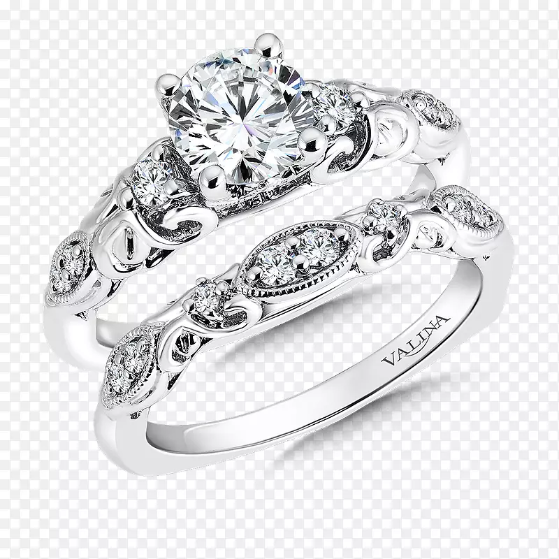 订婚戒指钻石结婚戒指