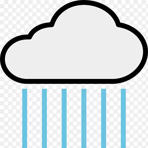 剪贴画，雨，电脑图标，云，天气-雨