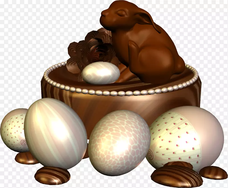 巧克力蛋糕鸡蛋兔巧克力