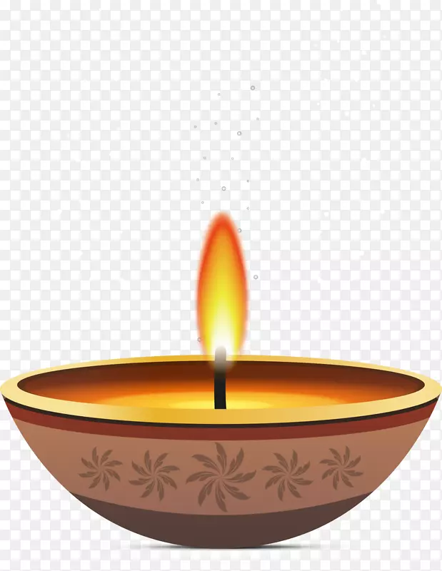 Diwali油灯diya精灵png图片.排灯节