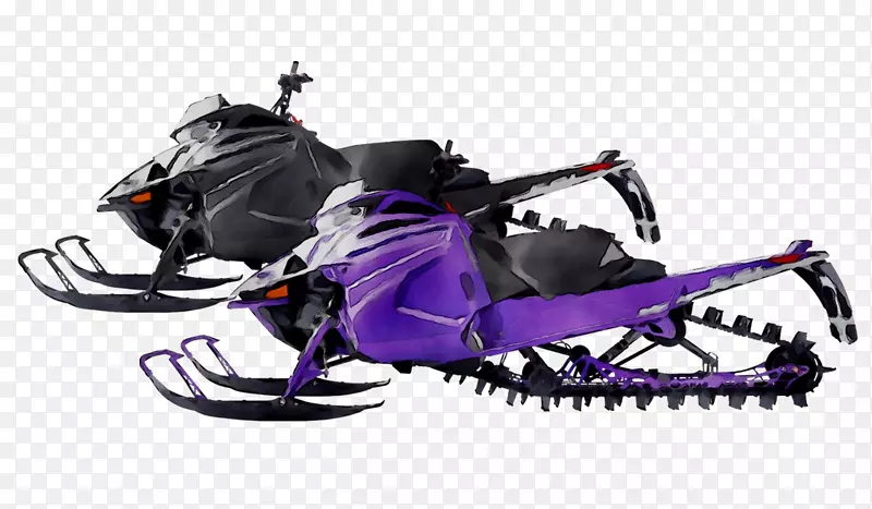 雪橇，紫色雪橇