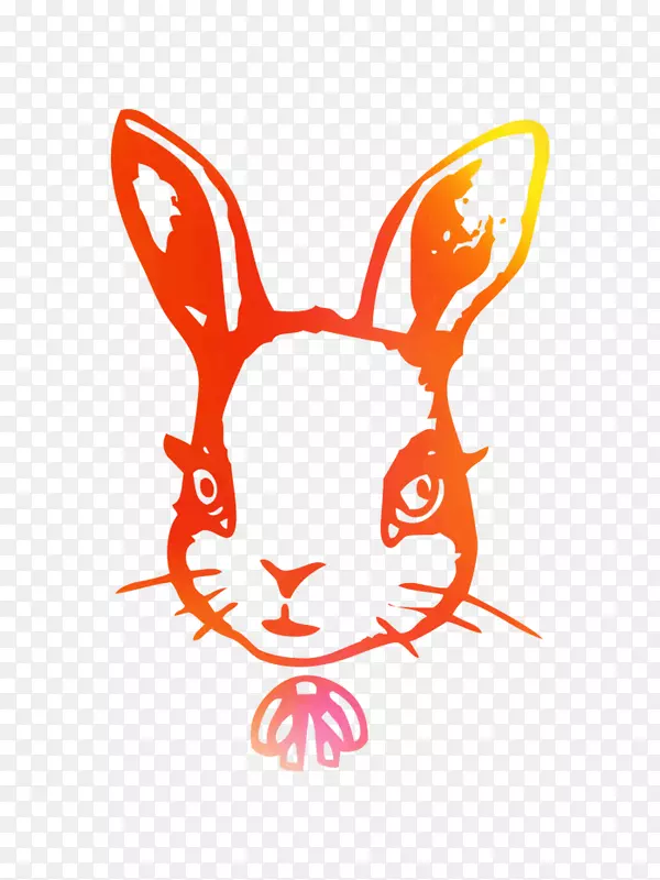 国内兔复活节兔子剪贴画插画