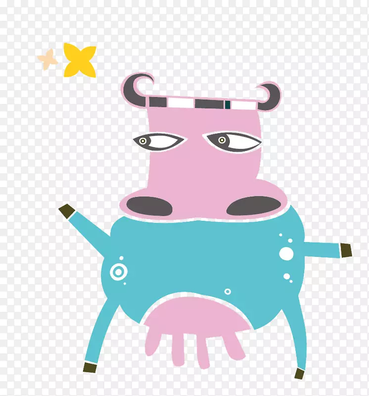 牛磺酸牛犊图形免版税图像-安哥拉动画