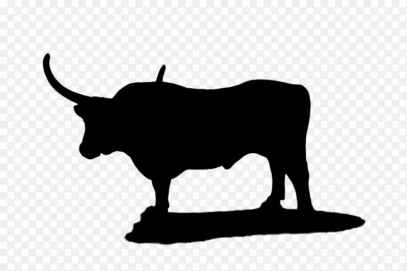 牛夹艺术剪影鼻子