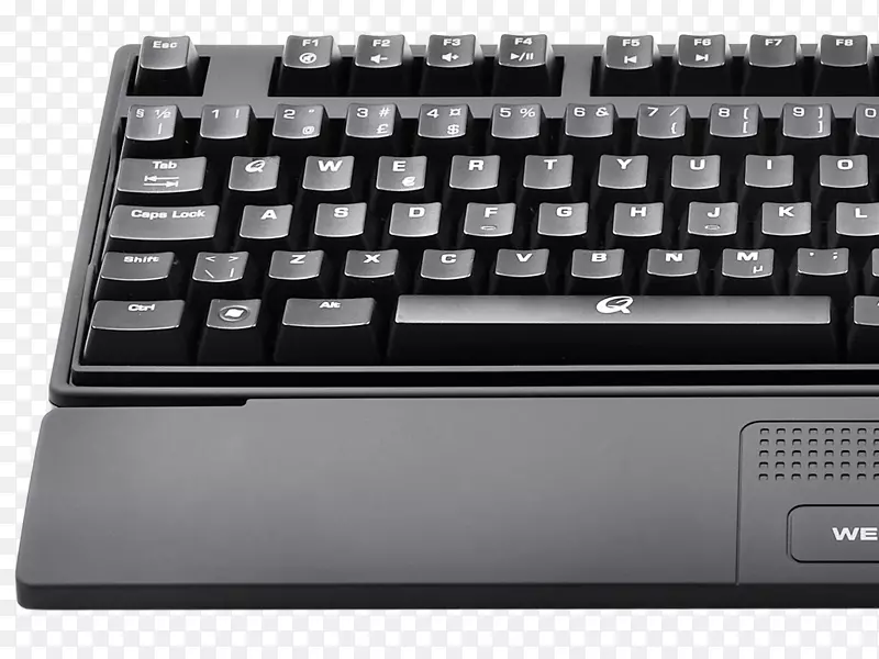 电脑键盘qpad mk-80冷却器主风暴快火tk-背光背景