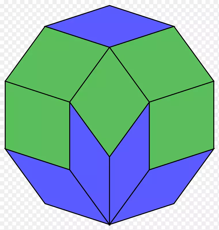 十二角正多边形菱形角