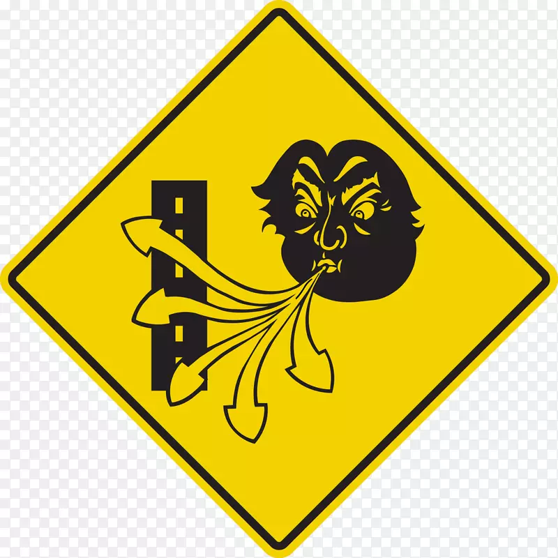 交通标志优先标志警告标志风-风