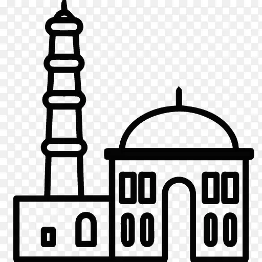 Qutub Minar可伸缩图形计算机图标png图片纪念碑-德里