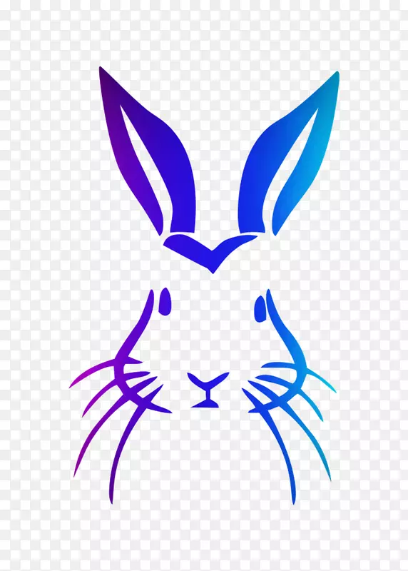 剪贴画兔子复活节兔子插图卡通
