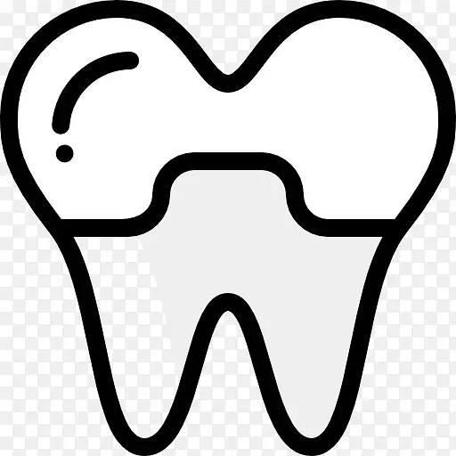人类牙科龋齿贴面-微笑