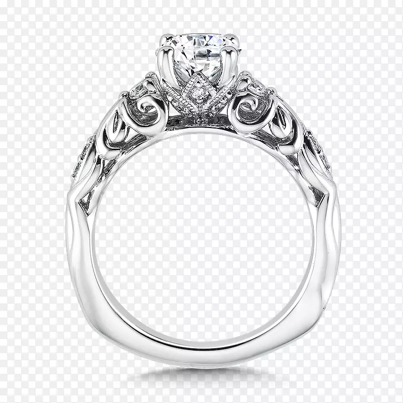 订婚戒指钻石金克拉戒指