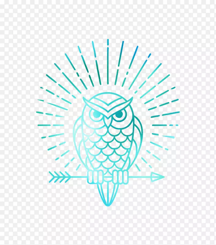 OWL图形免版税徽标插图