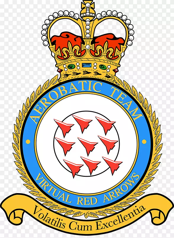 皇家空军的红色箭头，英国皇家空军的Atherstone标志，纹章-sti徽章