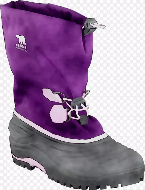 雪靴鞋紫色产品