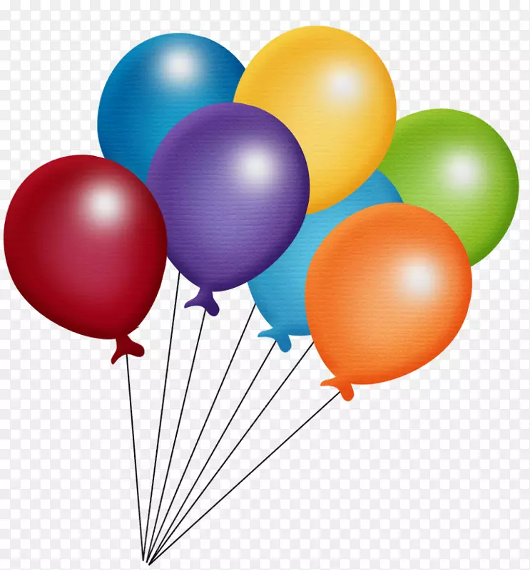气球马戏团生日png图片派对-透明和半透明
