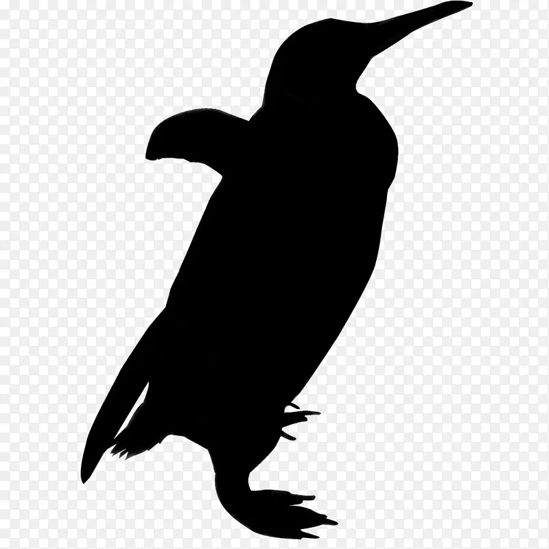 剪影艺术鸟企鹅图形