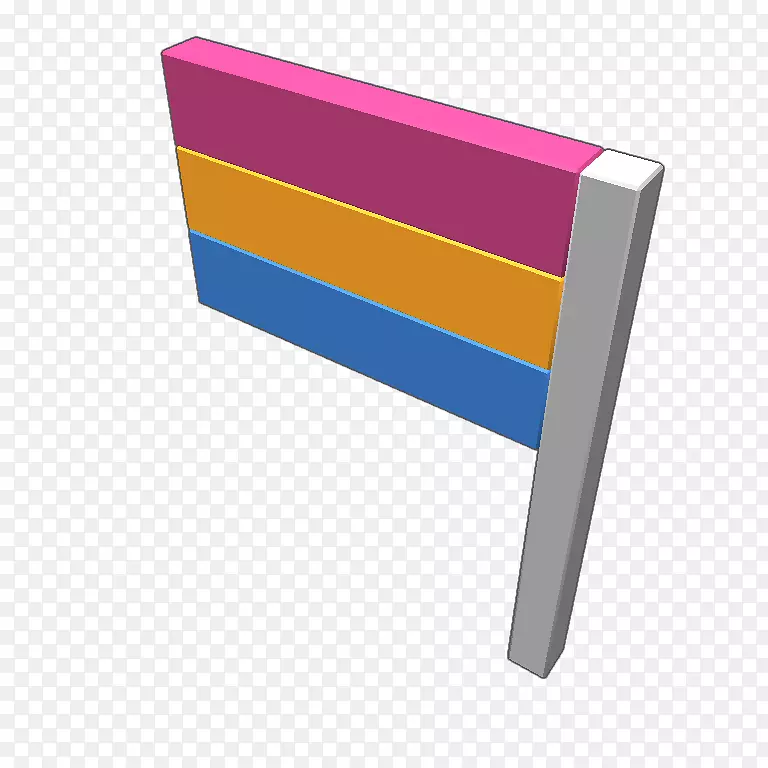 线角产品设计紫色面包车旗
