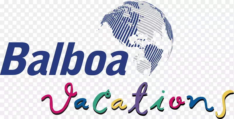 徽标Balboa旅游公司的品牌字体-巴尔博亚图案