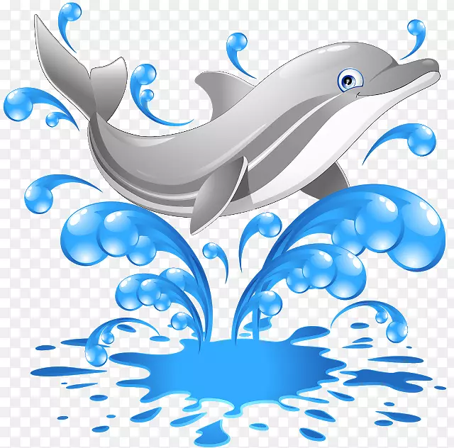 剪贴画海豚插图png图片图像海豚