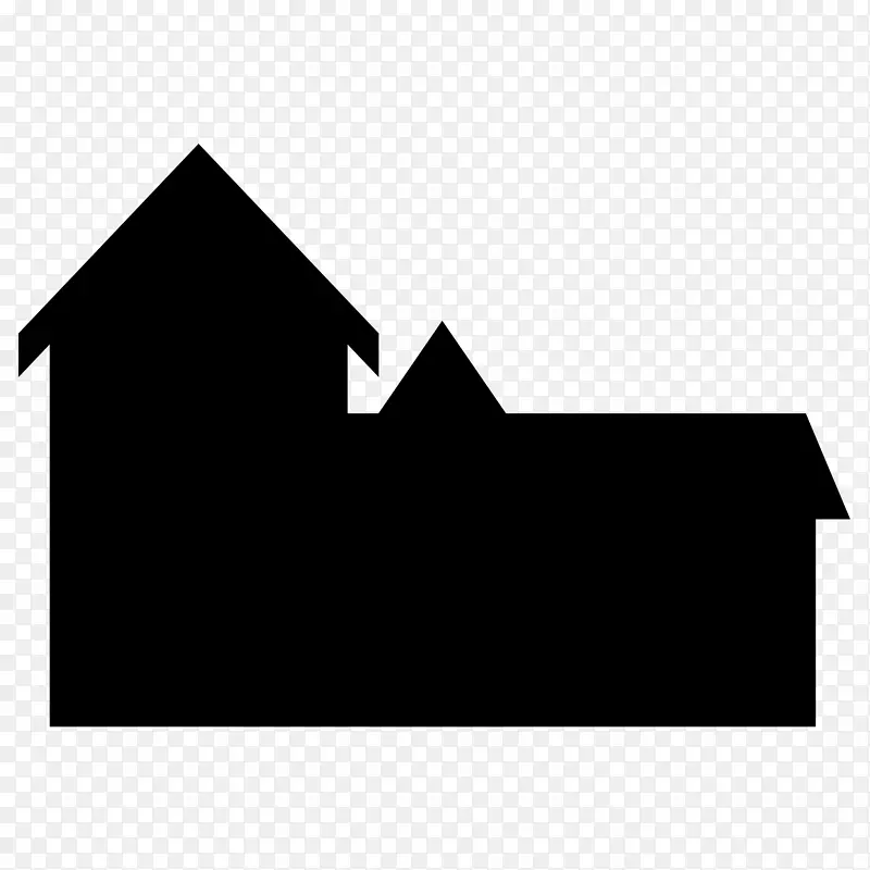 房子三角形字体图案