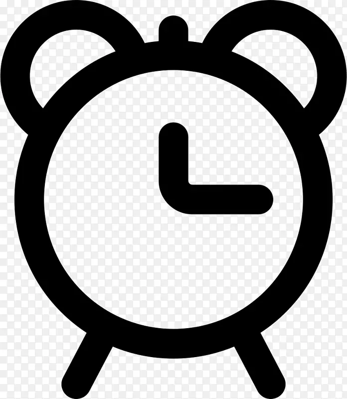 闹钟手表时钟面对计算机图标.时钟