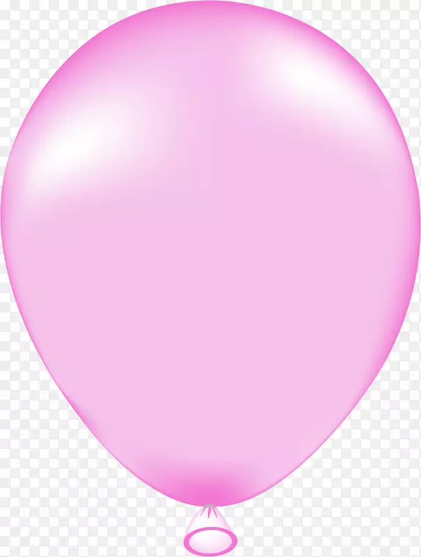 剪贴画粉色生日气球派对粉色生日气球-气球