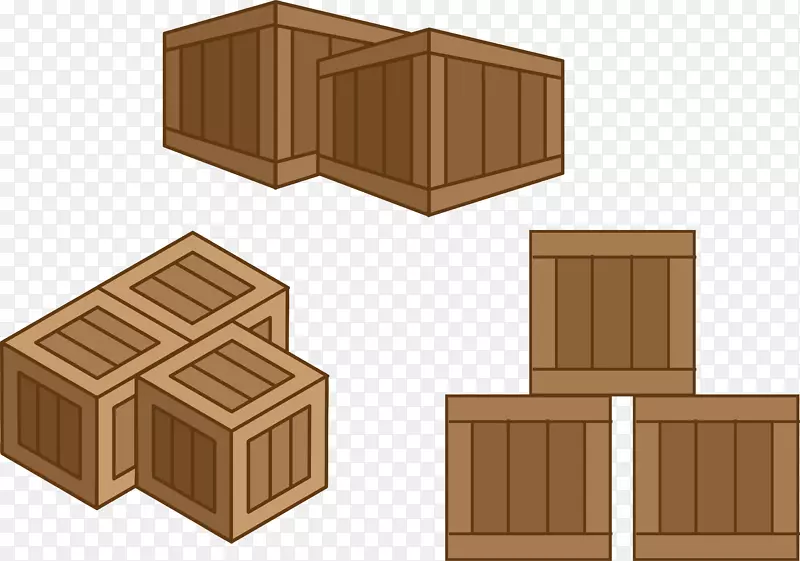 箱形图形木箱家具.木材