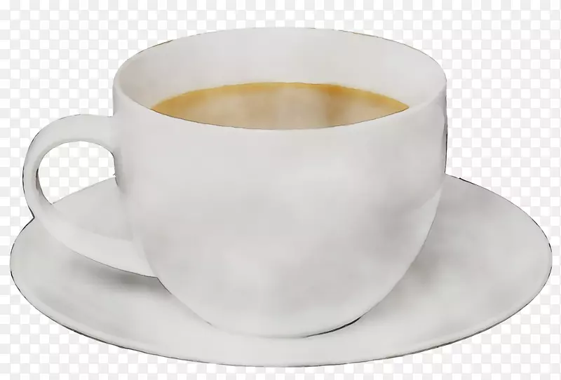 咖啡杯浓缩咖啡白咖啡洗礼器