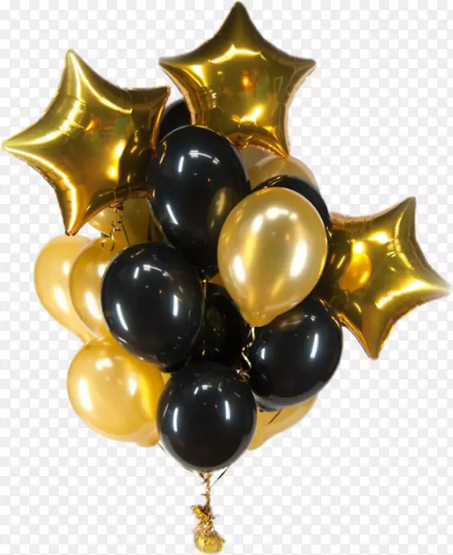 星箔气球派对生日箱乳胶气球-气球