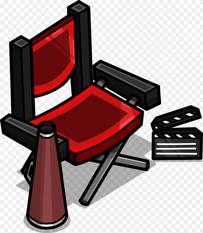 剪贴画png网络制图主任的椅子形象-椅子