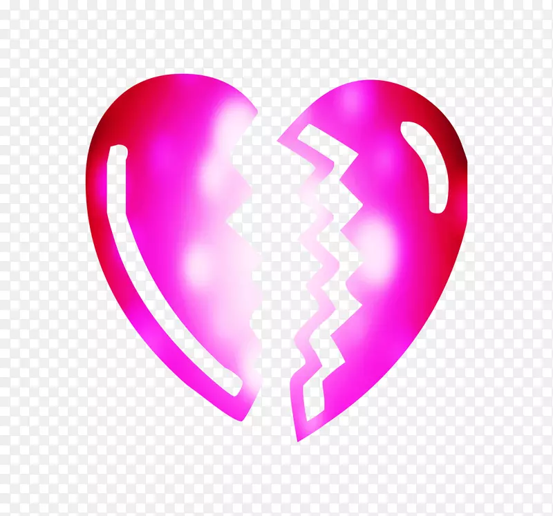 心脏图形粉红m符号m-095