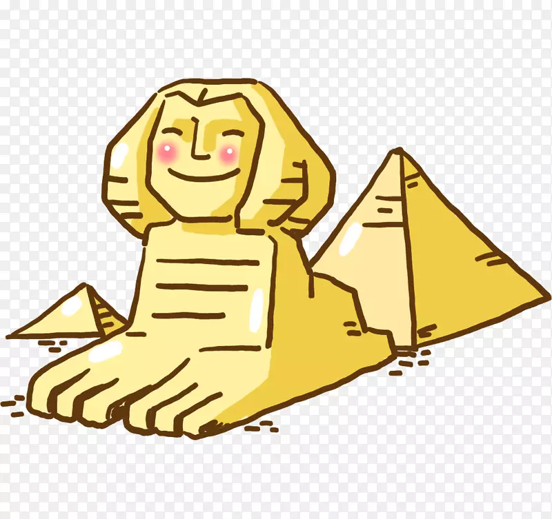 古埃及吉萨金字塔大狮身人面像古埃及金字塔-阿凡达装饰品