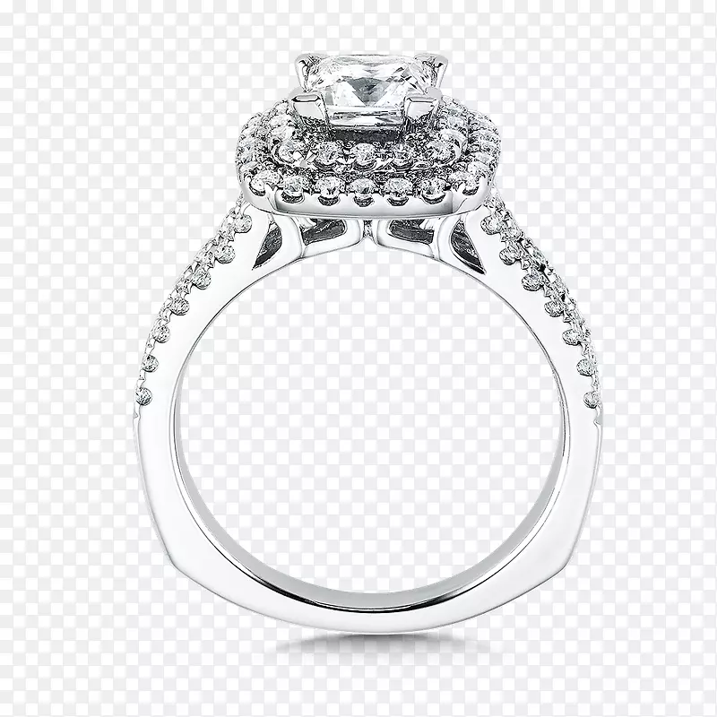 西尔维收藏订婚戒指钻石克拉戒指