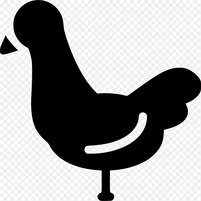 鸡作为食物剪贴画电脑图标可伸缩图形.鸡