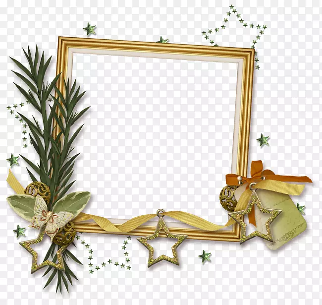 画框装饰艺术形象圣诞日新年框架